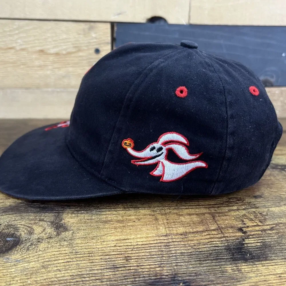 Nightmare Before Christmas Jack Skellington & Zero Snapback Hat Baseball Cap